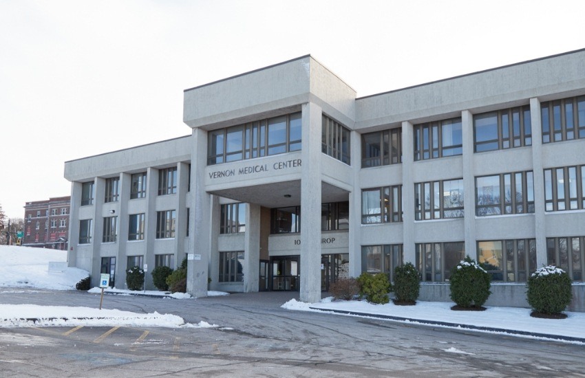 Exterior of Vernon Medical Center building